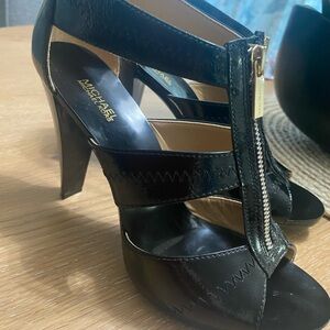 Michael Kors Black Strappy Heels